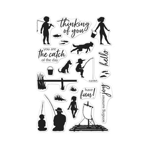 Hero Arts Lake Time Fun Clear Stamps
