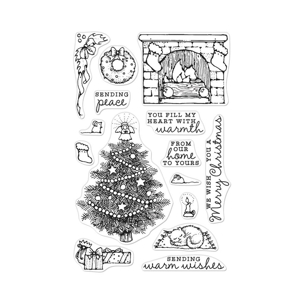 Hero Arts From the Vault Home Scene Clear Stamps