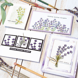 Hero Arts Lavender Bunch Clear Stamps