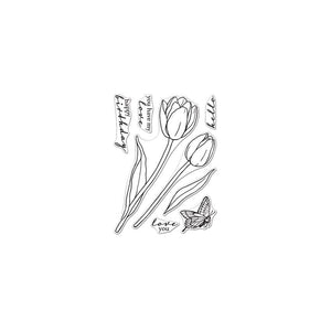 Hero Arts Tulips Clear Stamps