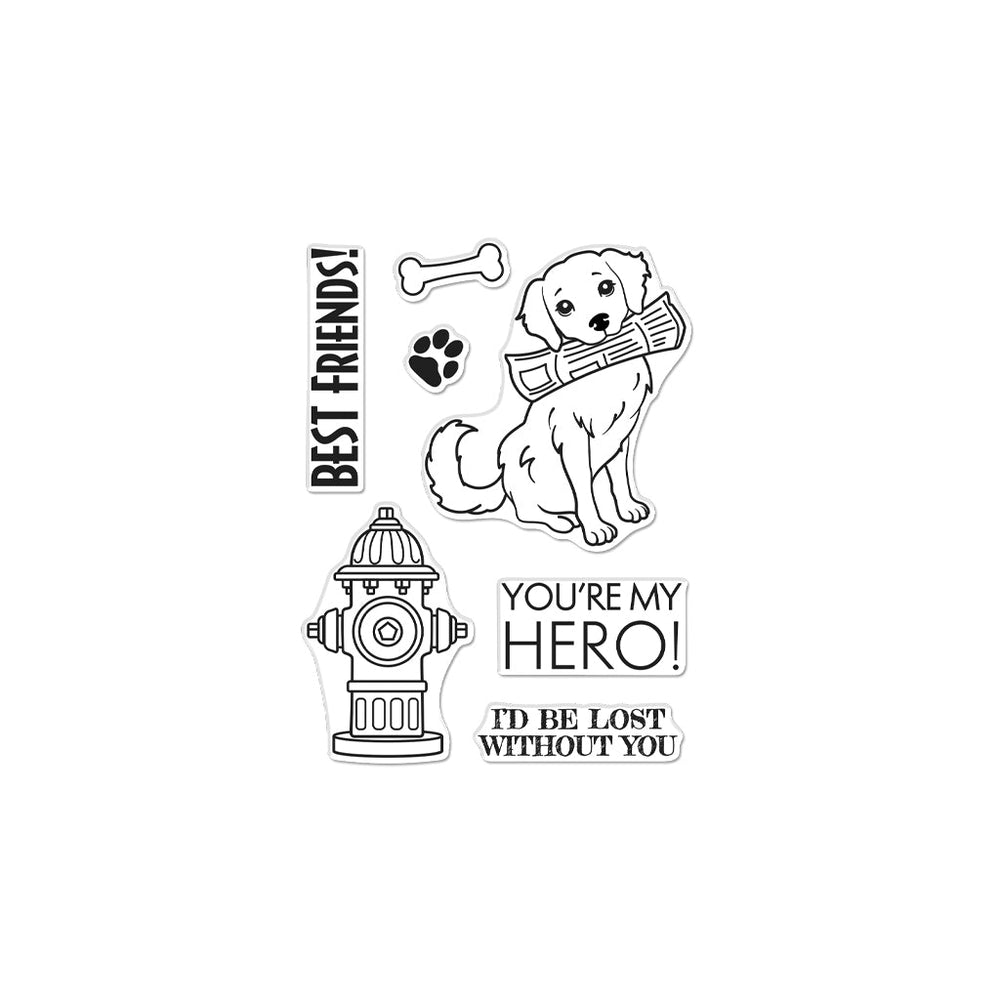 Hero Arts Hero Greetings You're My Hero Clear Stamp Set