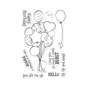 Hero Arts Bunch of Balloons Clear Stamps