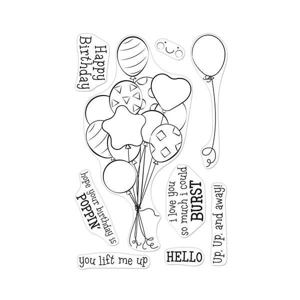 Hero Arts Bunch of Balloons Clear Stamps