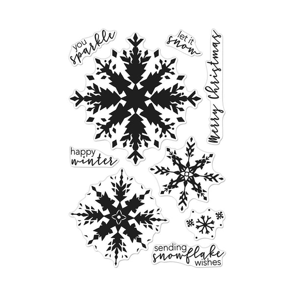 Hero Arts Color Layering Snowflake Clear Stamps