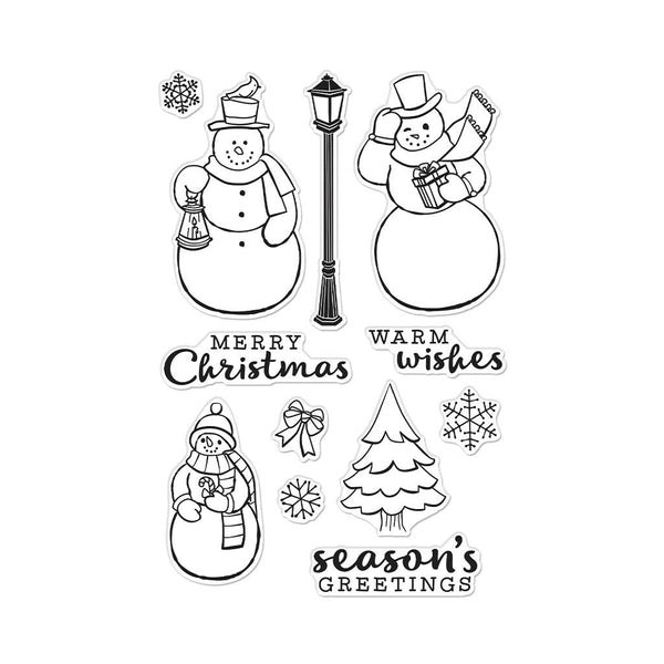 Hero Arts Merry Snowmen Clear Stamps