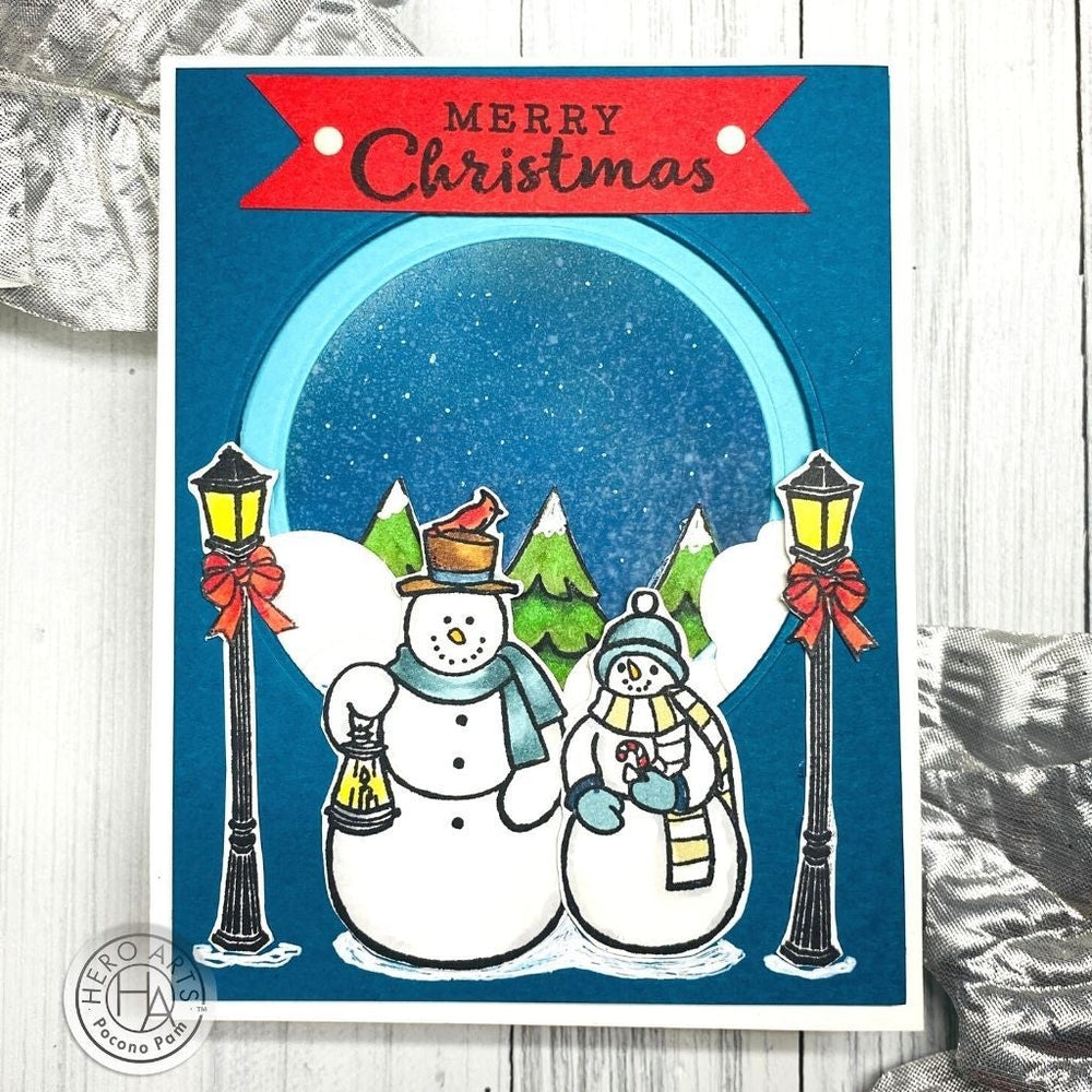 Hero Arts Merry Snowmen Clear Stamps