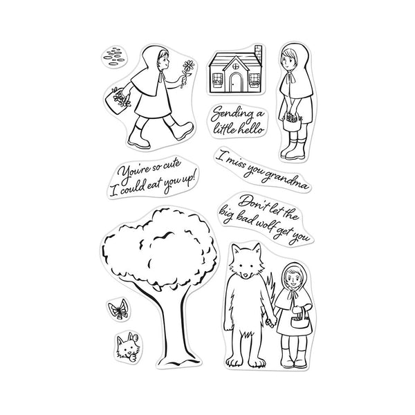 Hero Arts Little Red Riding Hood Clear Stamps