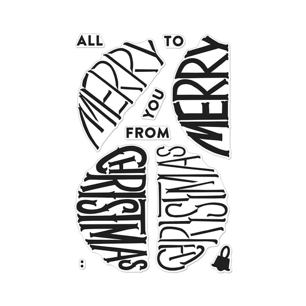 Hero Arts Color Layering Merry Christmas Clear Stamps