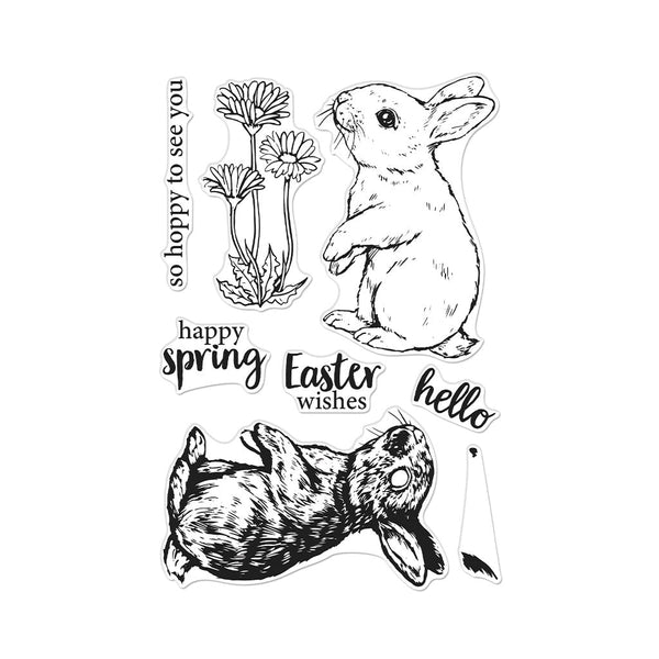 Hero Arts Color Layering Bunny Clear Stamps