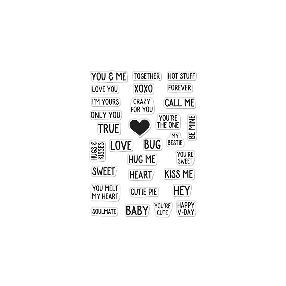 Hero Arts V-Day Mini Messages Clear Stamps Clear Stamps