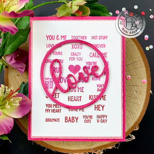 Hero Arts V-Day Mini Messages Clear Stamps Clear Stamps