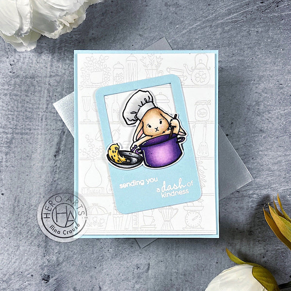 Hero Arts Animal Cooks Clear Stamps