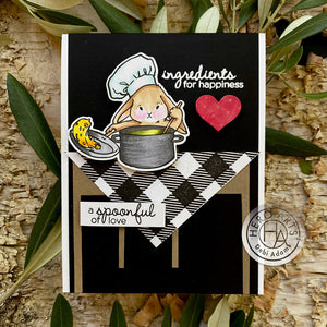 Hero Arts Animal Cooks Clear Stamps
