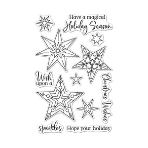 Hero Arts Holiday Sparkles Clear Stamps