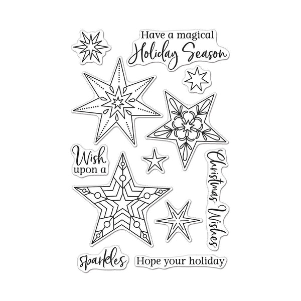 Hero Arts Holiday Sparkles Clear Stamps