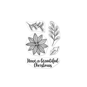 Hero Arts Poinsettia Arrangement Clear Stamps