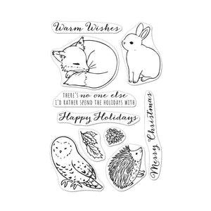 Hero Arts Winter Critters Clear Stamps