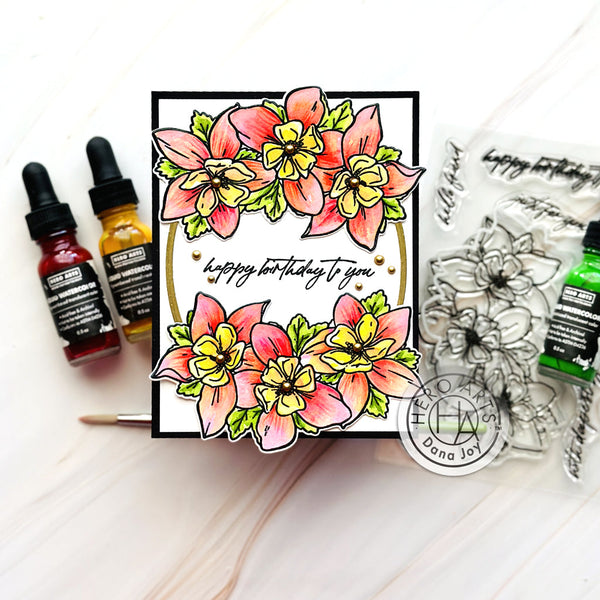 Hero Arts Wild Columbine Clear Stamps