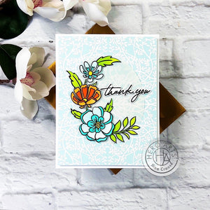 Hero Arts Espalier Fruit Tree Bold Prints Cling Rubber Stamp