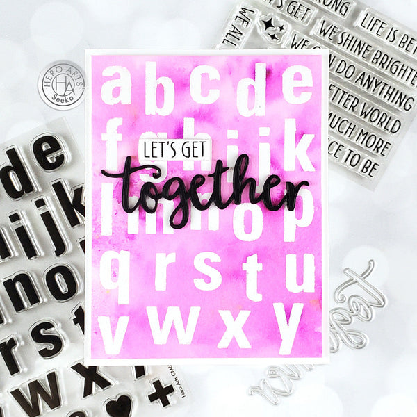 Hero Arts Together Stamp & Die Set