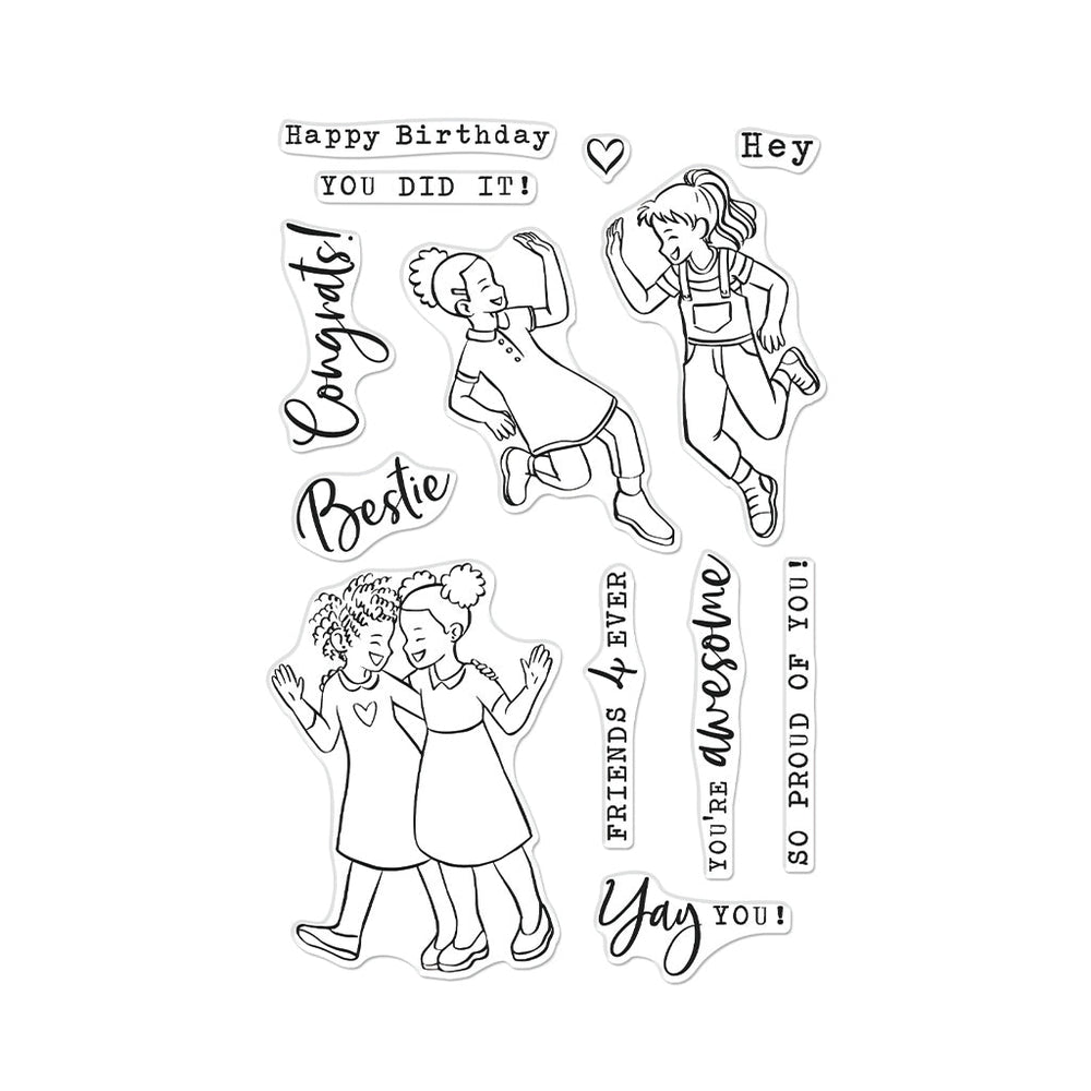 Hero Arts Besties Clear Stamps