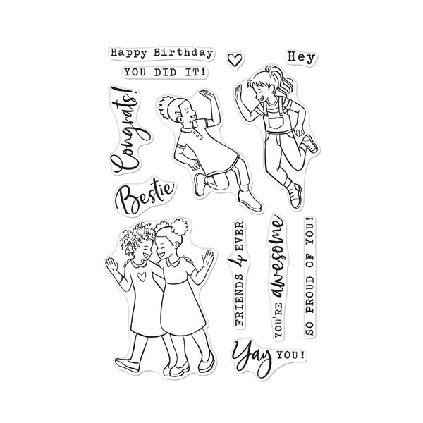 Hero Arts Besties Clear Stamps