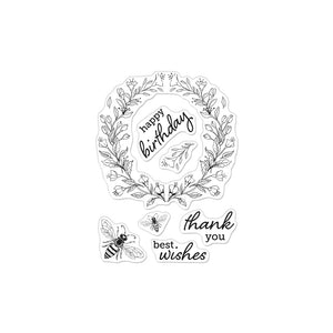 Hero Arts Antique Bee Clear Stamps