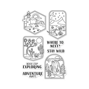 Hero Arts Where to Next? Clear Stamps