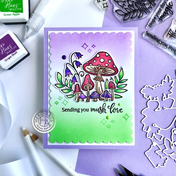 Hero Arts Hello Fungi Clear Stamps
