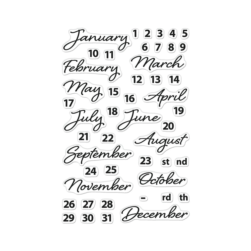 Hero Arts Months Clear Stamps