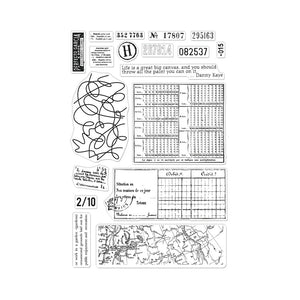 Hero Arts Vintage Map and Ledger Clear Stamps