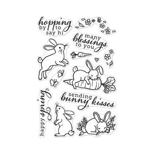 Hero Arts Spring Bunny Clear Stamp Set