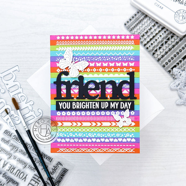 Hero Arts Decorative Strips Clear Stamps