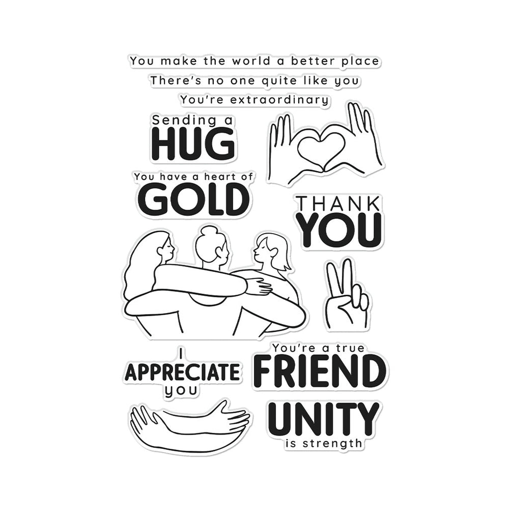 Hero Arts I Appreciate You Clear Stamps