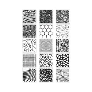 Hero Arts Texture Blocks Clear Stamps