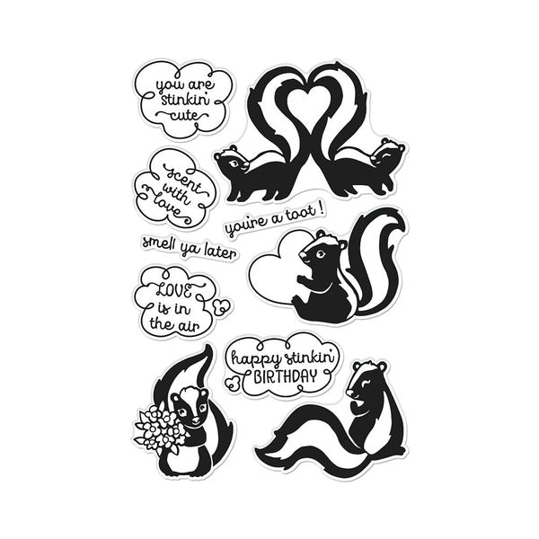 Hero Arts Skunk Love Clear Stamps