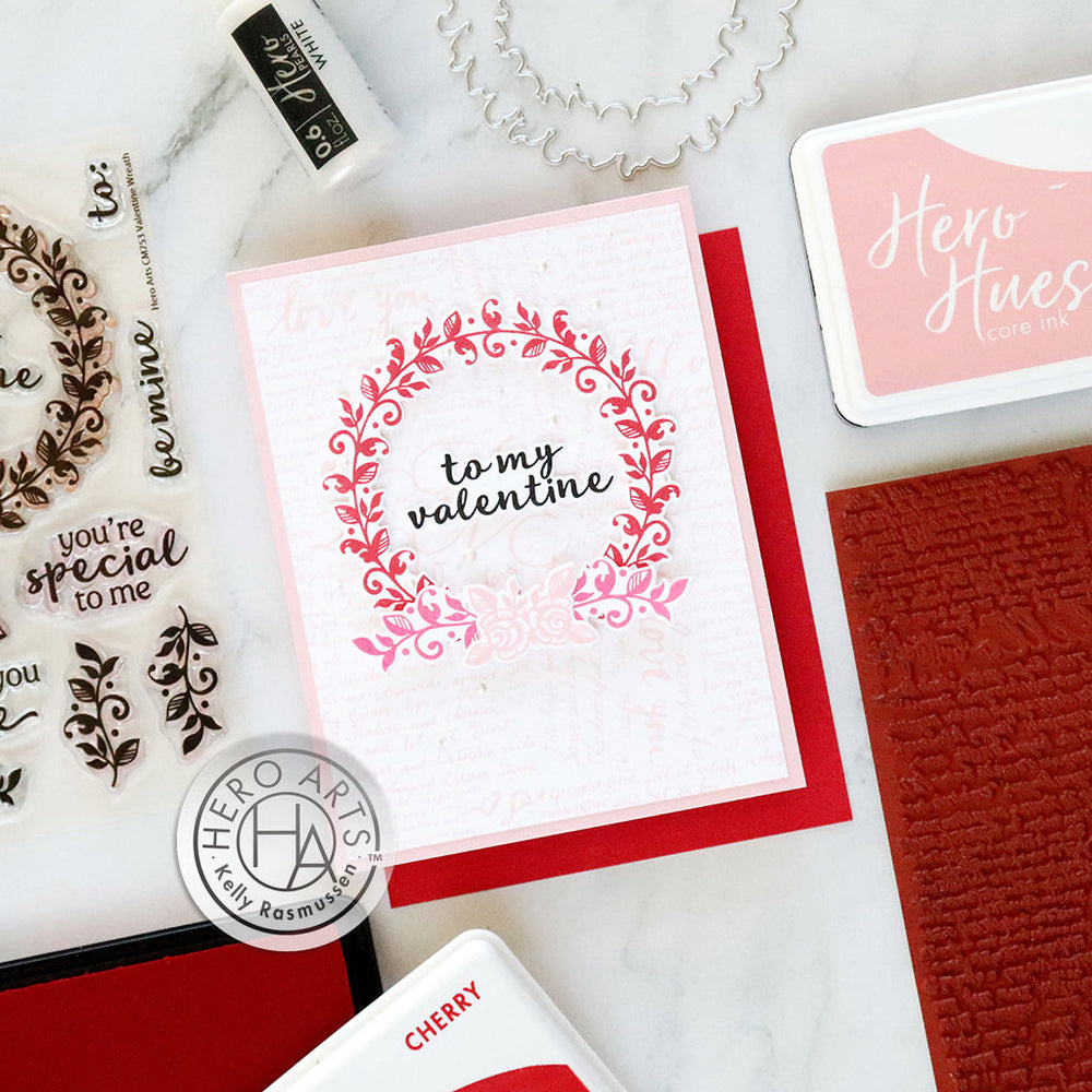 Hero Arts Valentine Wreath Clear Stamps