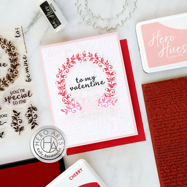 Hero Arts Valentine Wreath Clear Stamps