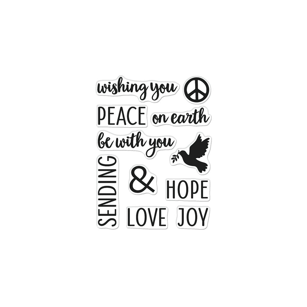 Hero Arts Sending Peace Clear Stamps