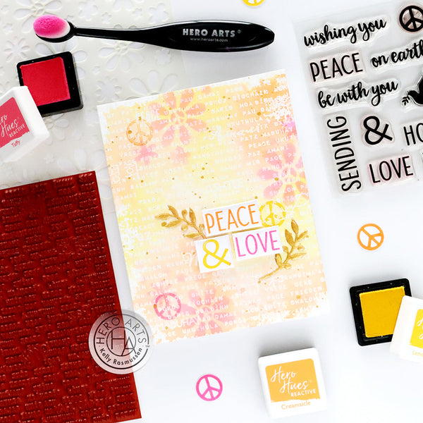 Hero Arts Sending Peace Clear Stamps