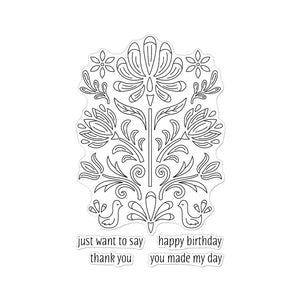 Hero Arts Folk Art Clear Stamps
