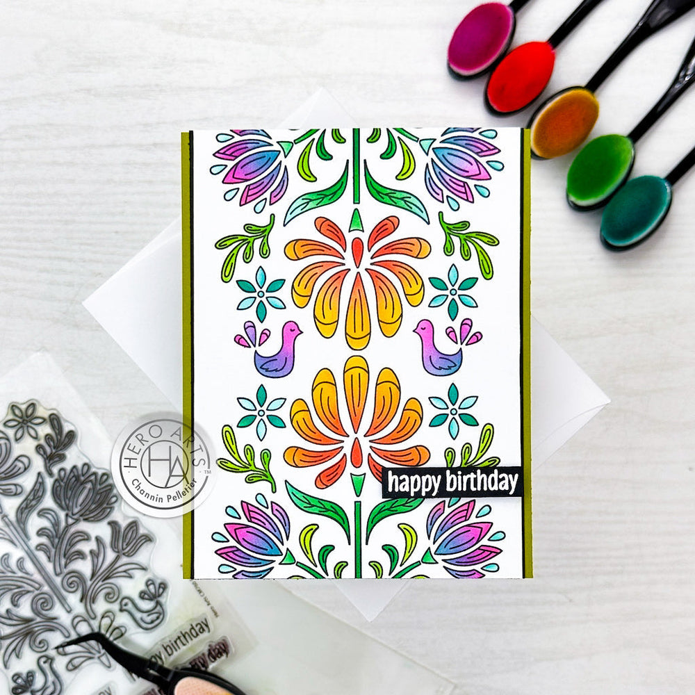 Hero Arts Folk Art Clear Stamps