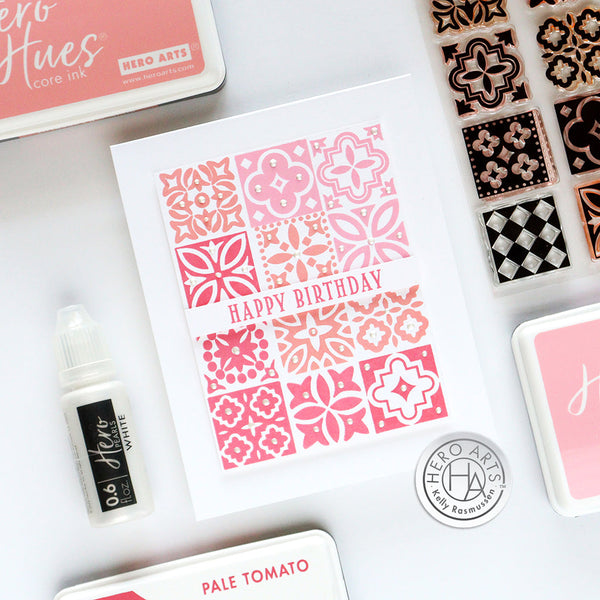 Hero Arts Decorative Tiles Clear Stamps