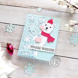 Hero Arts Snowflake Patterned Cover Plate Dies