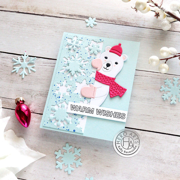 Hero Arts Snowflake Patterned Cover Plate Dies