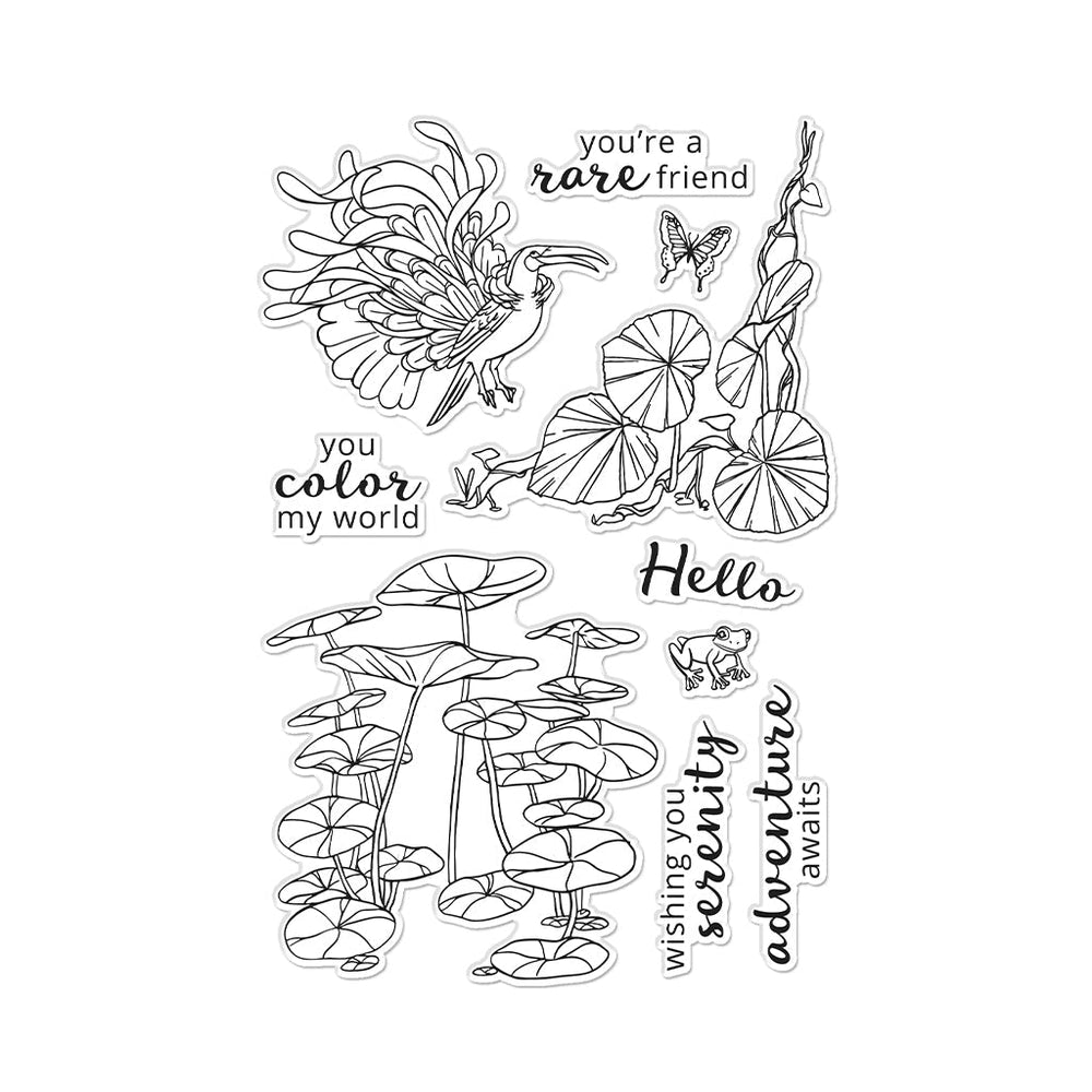 Hero Arts Jungle Serenity Clear Stamps