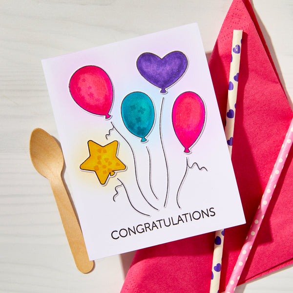 Hero Arts Balloons Stamp Set