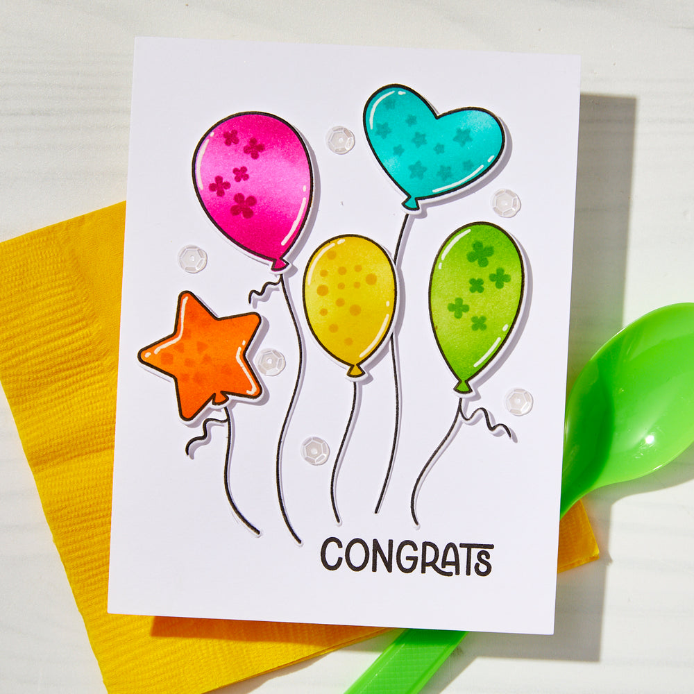 Hero Arts Balloons Stamp Set