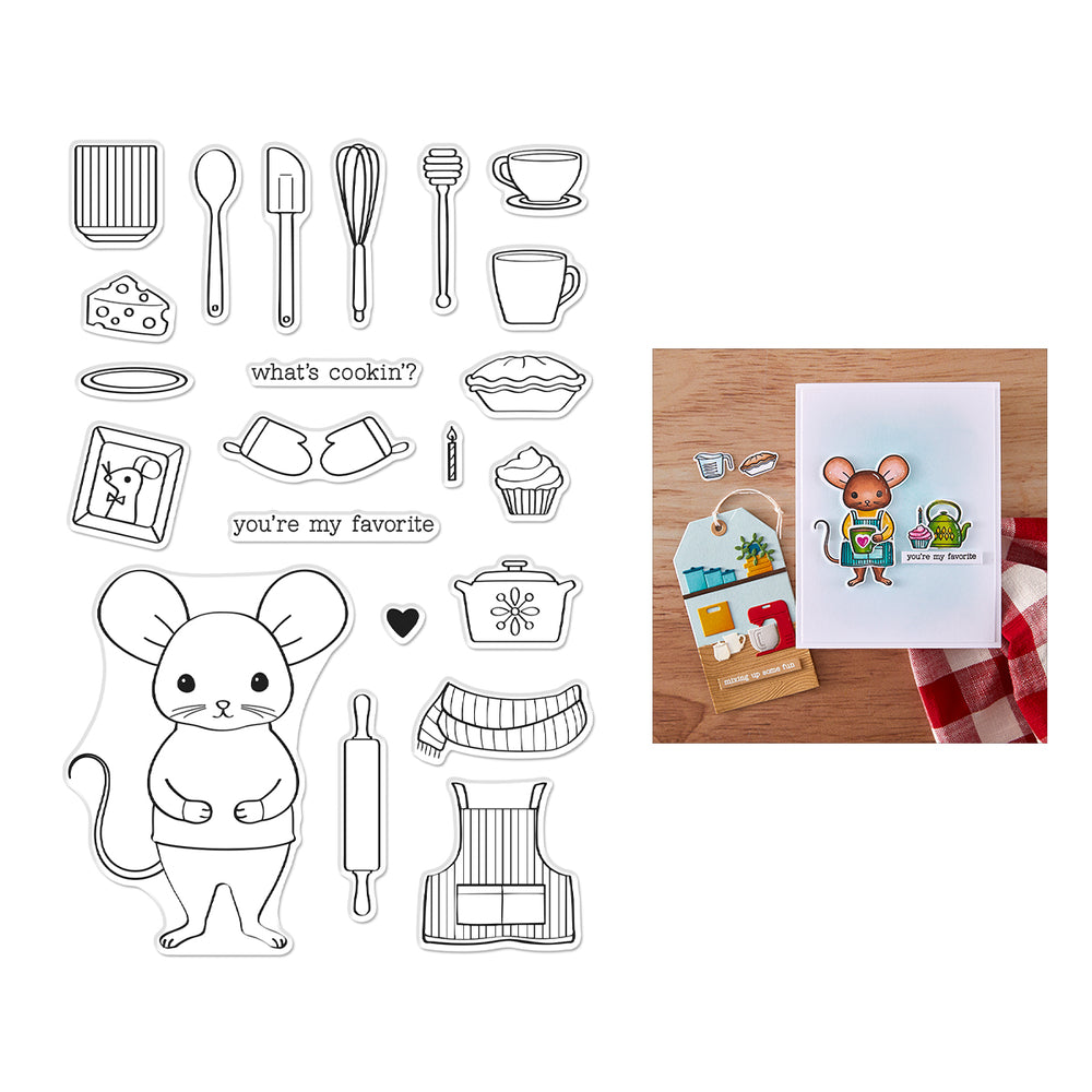 Hero Arts What's Cookin'? Clear Stamp Set