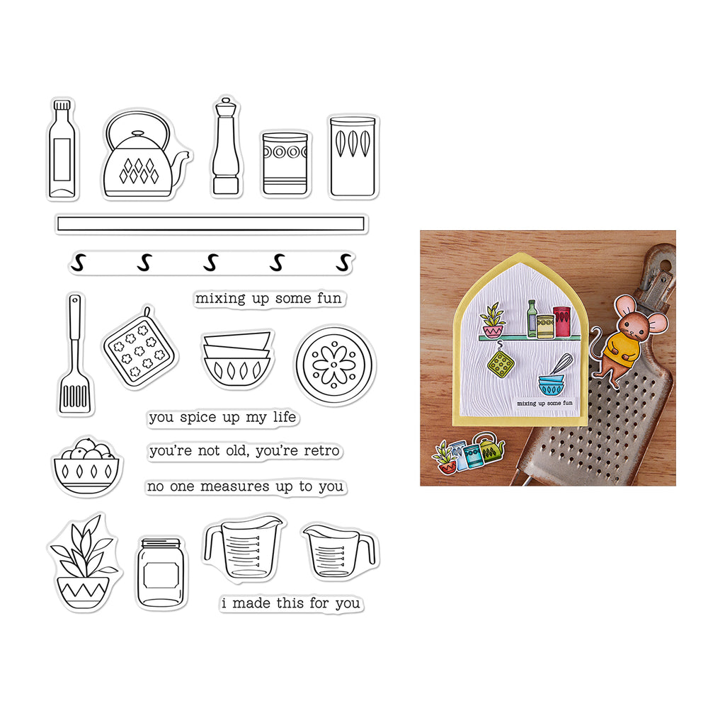 Hero Arts On the Shelf Clear Stamp Set